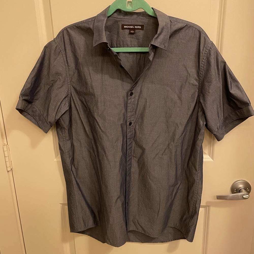 Mens Michael Kors Collared Shirt